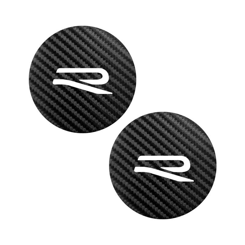 For VOLKSWAGEN VW 2PCS Car Waterproof Coaster Non Slip Water Cup Pad Mat For Volkswagen GOLF 5 Tiguan Polo Golf 6 Golf 7 Jetta A
