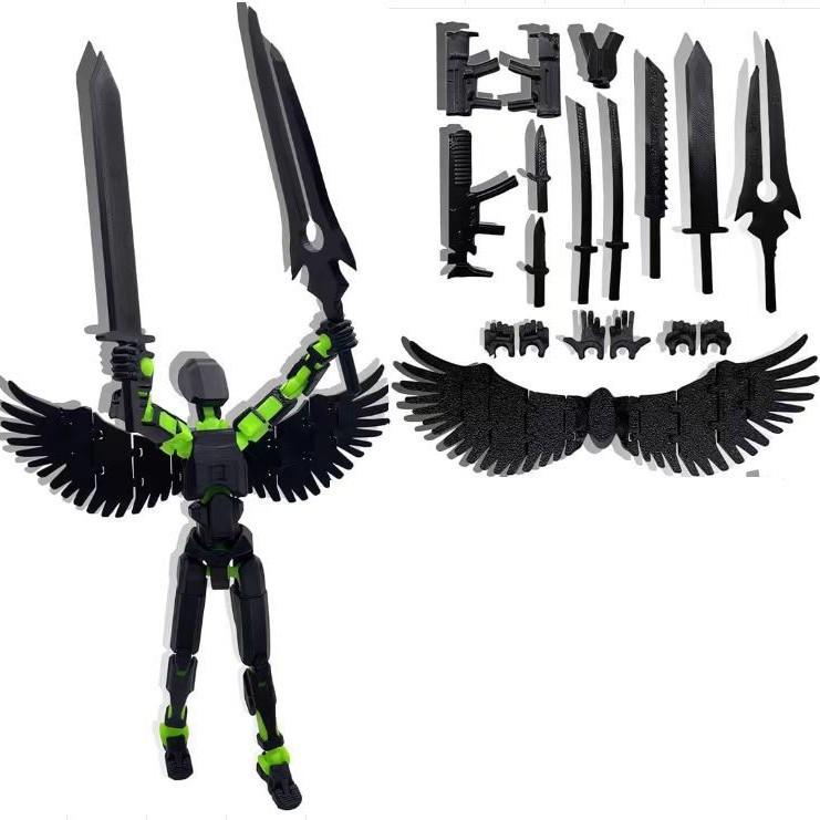Dummy 13 Action Figure Assemble Well Titan Multi-articular Robot 3D Printer Movable Stress Relief Decompression Birthday Gift
