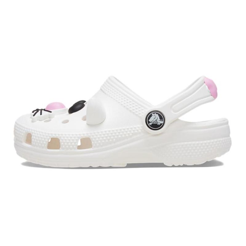 

Crocs Resin Versatile Stylish Children s Sandals White Children s Model 27-28 белый