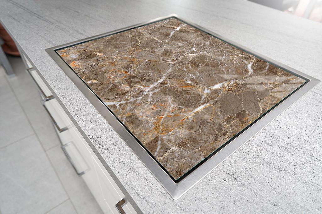 PLACA PROTECTORA DE CRISTAL PARA COCINA 70x52 MÁRMOL