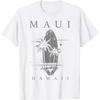 xHWJH Maui Hawaii Surf Vintage Surfing Surfer T-Shirt