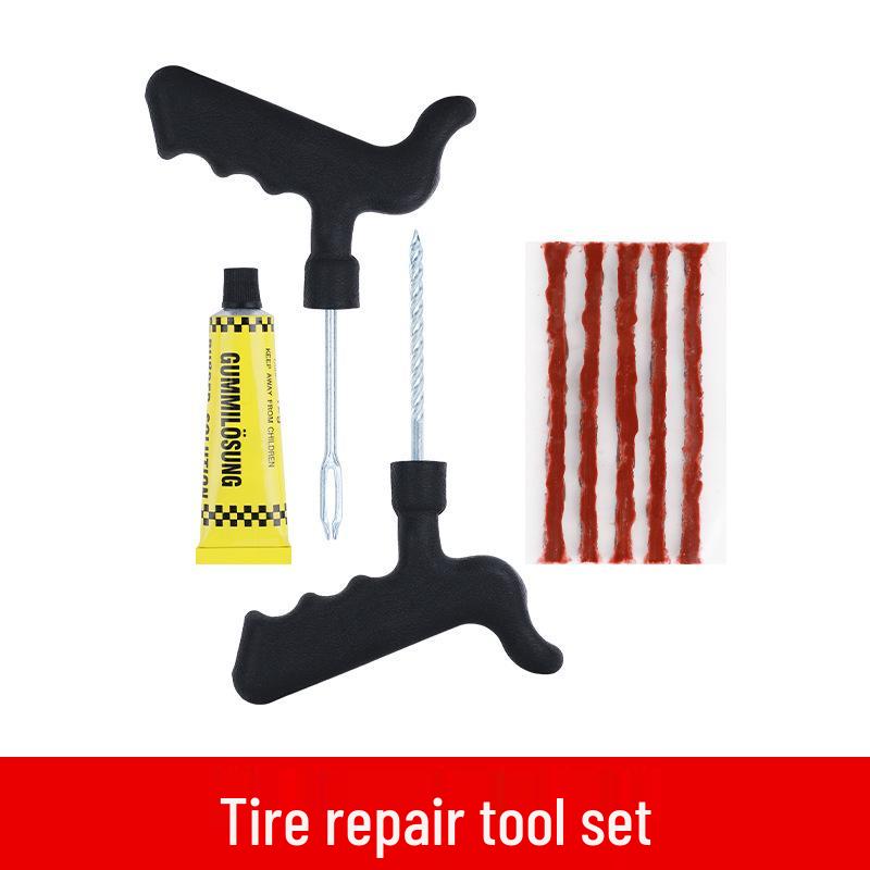 Car Tire Repair and Quick Tool Set with 10 Battery Tools