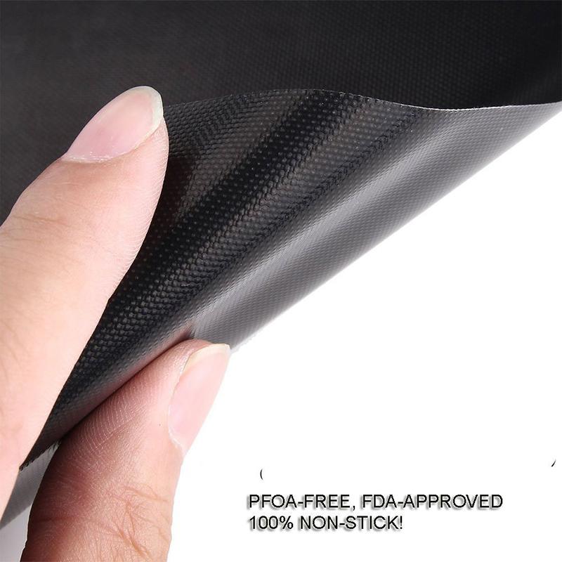 2Pcs BBQ Grill Mat Non-Stick Mat Heat Resistant Grill Mat Outdoor Baking Reusable Barbecue Party Mat 40X33Cm Grill Accessories