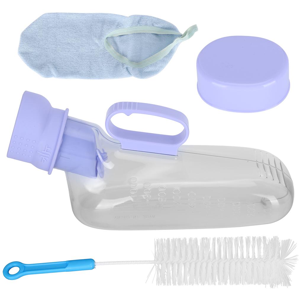 Men Urine Collectior Portable SpillProof Urinal Funnel Pee Urine Container for Elderly