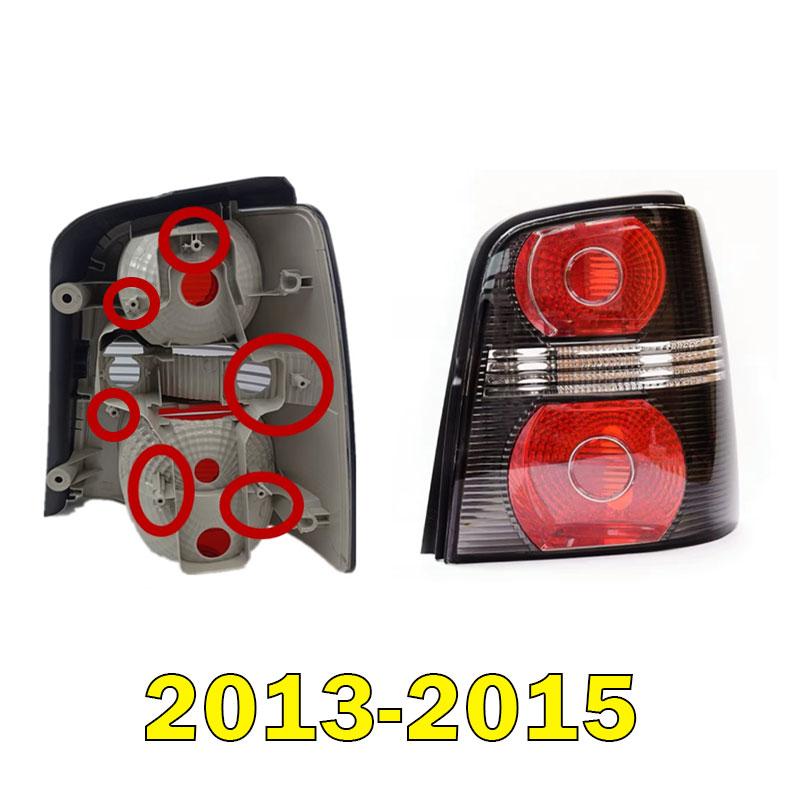 Auto Parts Tail Light Signal Lamp For Volkswagen Touran 2011 2012 2013 2014 2015 Taillight Cover Car Light Housing Without Bulbs