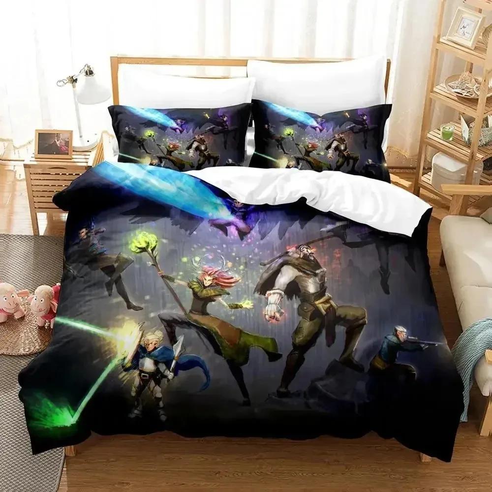 New Legend Of Vox Machina Game Bedding Set Single Twin Full Queen King Size Bed Set Adult Kid Bedroom Duvet Cover Sets 3D Anime
