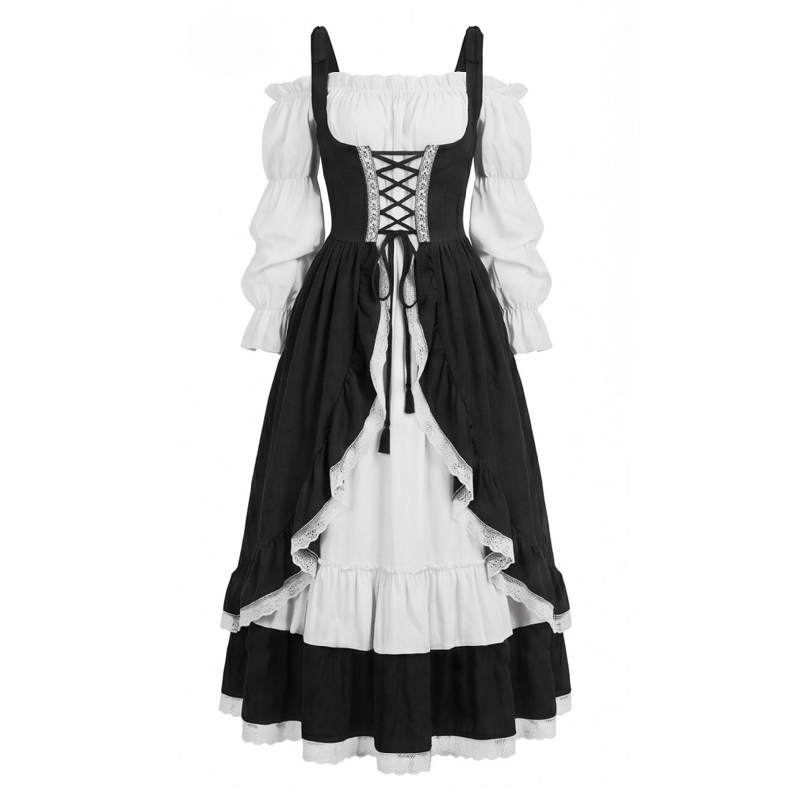 Women s Corset Dress Princess Costume for Halloween Performance M