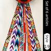 Kids Roller Skating Balance Car Ski Helmet Ribbon Self-Made Kids Balance Bike Stylish Decorative Doll Ribbon Dirty Braid