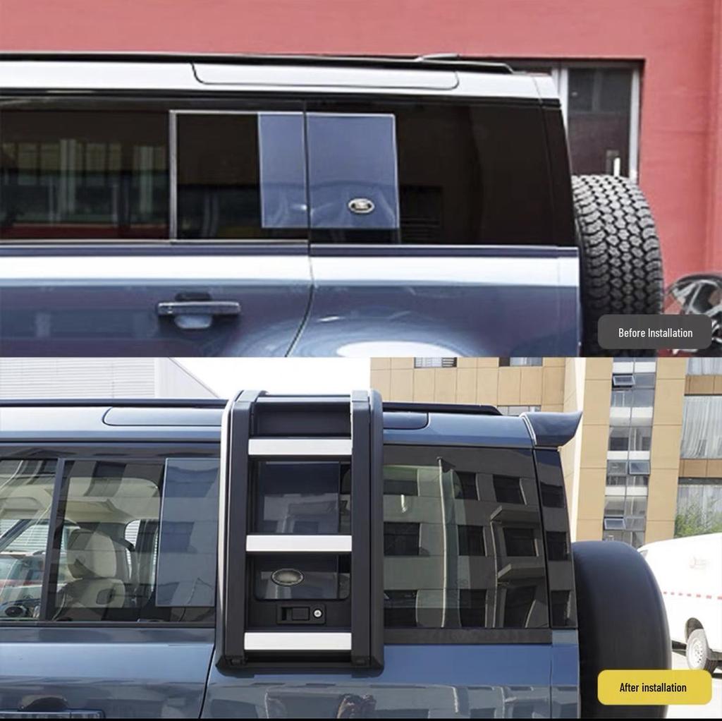 Defender 2020+ Side Window Backpack Ladder Storage Box for Off-Road Upgrades