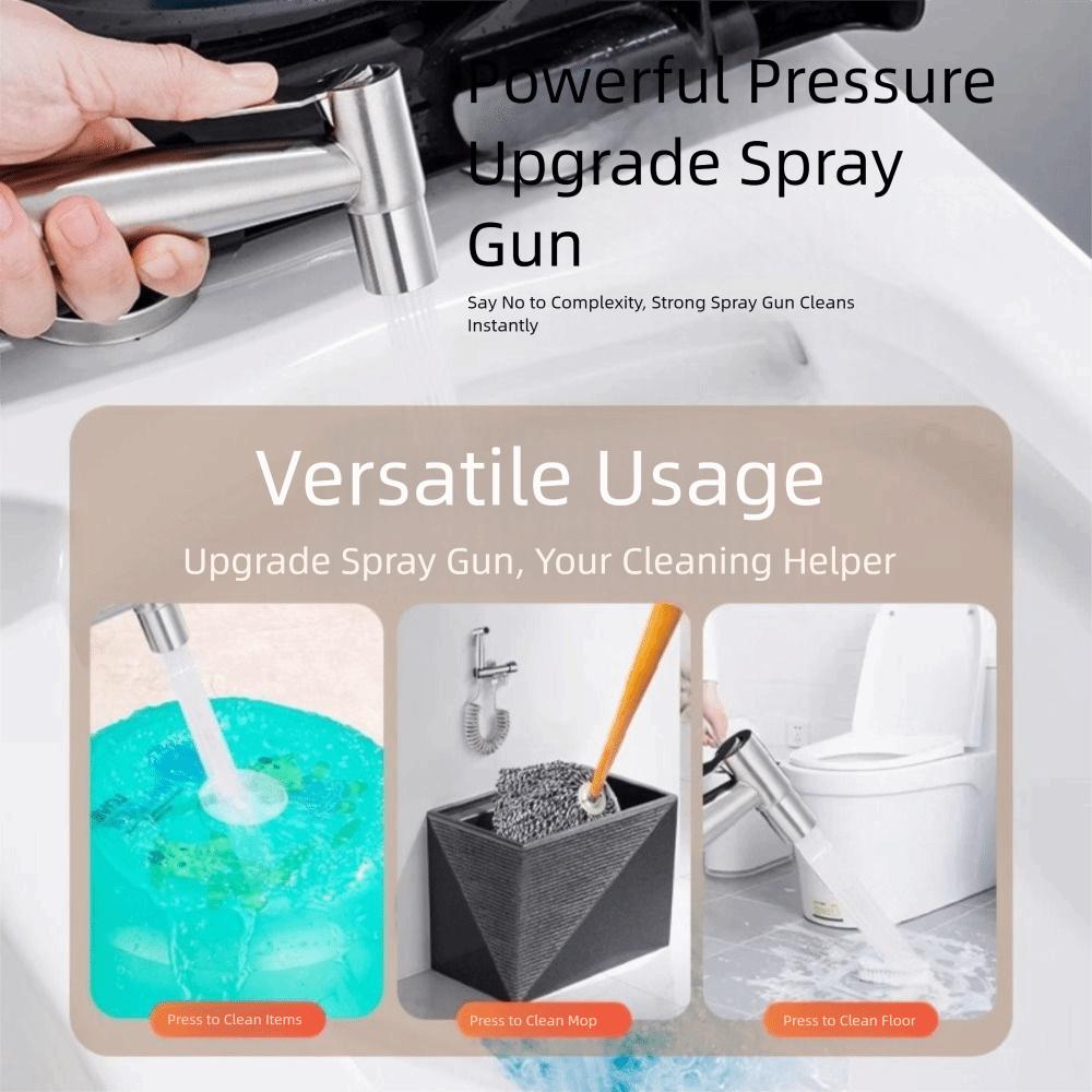 One In Three Out Three Way Water Tap with Tape Angle Valve Faucet  Bathroom Fixture