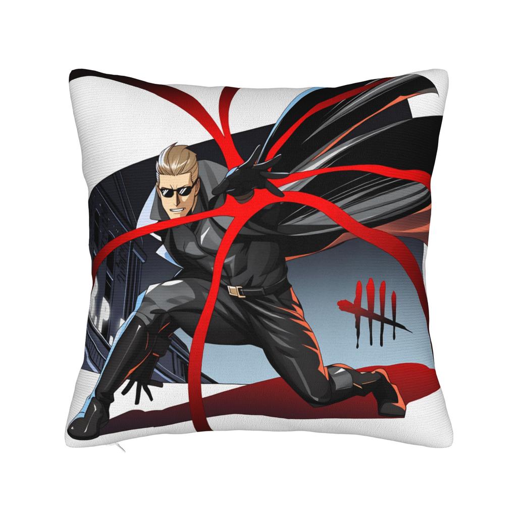 A-Albert W-Wesker Pink (2) Pillow Cover Cute Funny Pillow Case For Sofa Home Decoration Soft Pillowcases Birthday Gift