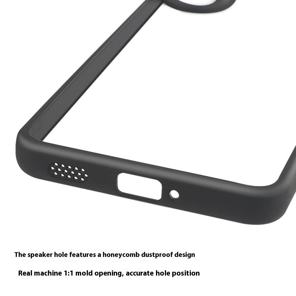 For OnePlus Nord CE5 5G Deksel Støtsikkert PC+TPU Gjennomsiktig Bakside Telefondeksel