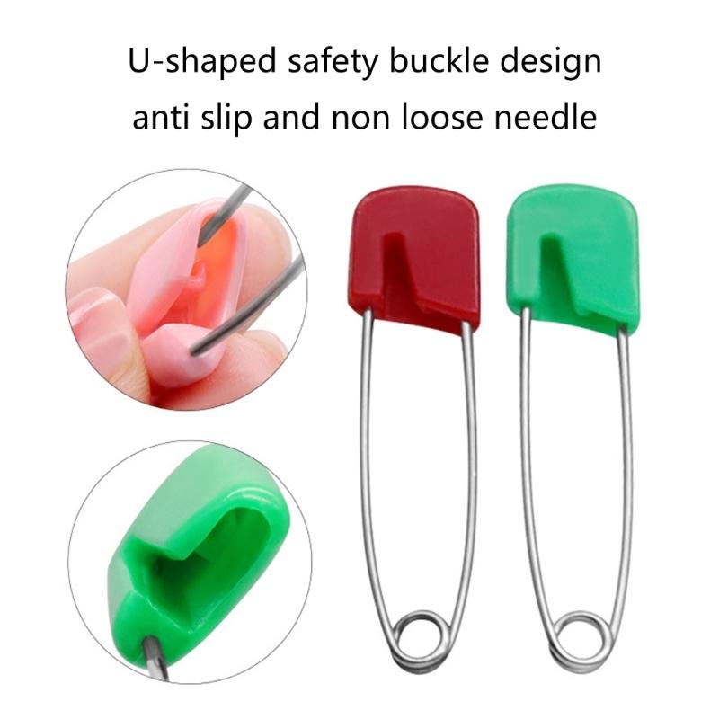 Mini Safety Pins Stainless Steel Safety Pins Nappy Pins Fixing Security Locks Clothing Pins Baby Safety Pins