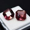 Padparadscha Sapphire Natural 18 Ct Square Pair Certified Stunning Gemstone