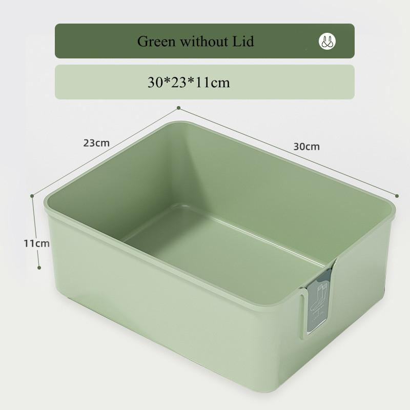 1/10/15 Gitter-Aufbewahrungsbox aus Kunststoff für Unterwäsche mit staubdichtem Deckel, Socken, BHs, Schrankschubladen, Organizer-Behälter für Kleiderschrank und Schlafzimmer