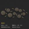 Background Home Decoration Wall Hanging Copper Pendant Metal Hollow Out Coral Lotus Leaf Fish Pond Goldfish Wall Decoration