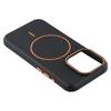 For iPhone 15 Pro Magnetic Case Litchi Texture TPU Phone Cover Compatible with MagSafe