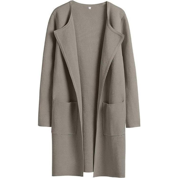 Winter Woolen Coat for Women Lapel Comfort Casual Autumn Autumn Autumn