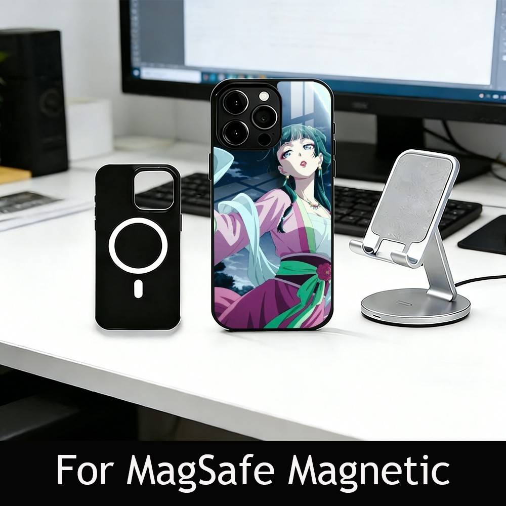 Apothecary Diaries-Mao Mao Phone Case For iPhone17,16,15,14,13,12,11 Plus,Pro Magnetic with Magsafe Wireless Charging