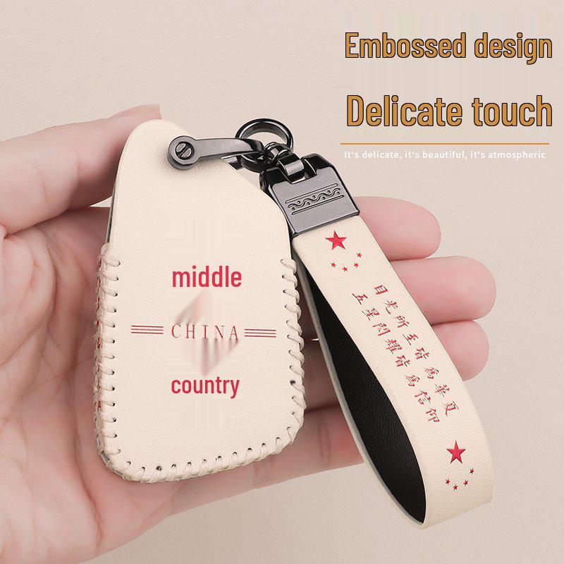 Smart 4-Button Folding Car Key Case with Buckle