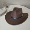 Daily Wear Cowboy Hat Retro Jazz Cap New Gentleman Hat  Autumn Winter