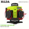 New High-Precision 16-Line Green Laser Level: Wall/Floor-Mountable with Infrared Water Level Function.