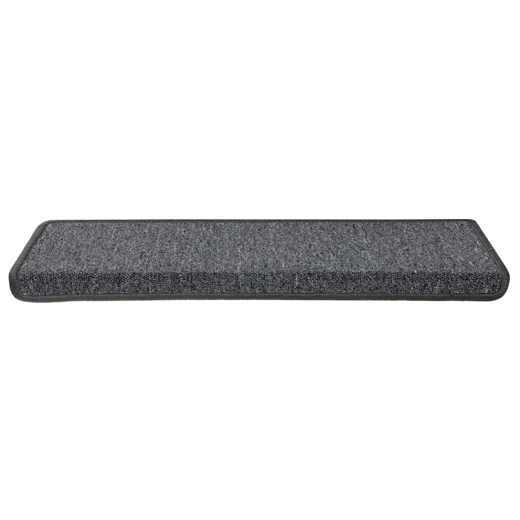 Step Mats 30 Pcs. 65 X 21 X 4 Cm Dark Gray Rectangular Edge