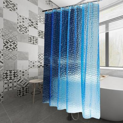 EVA Waterproof Shower Curtain Transparent Easy To Install Lightweight Comfortable Hands Feel Shower Curtain