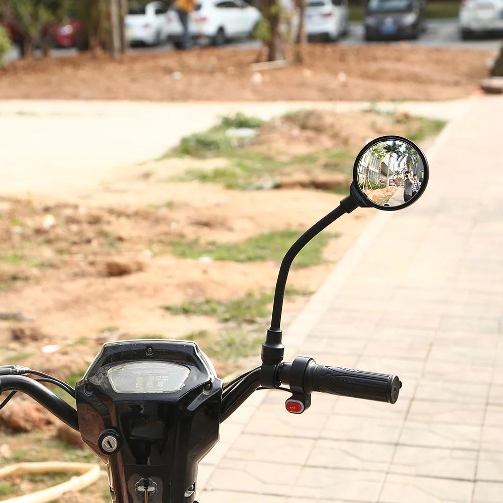 2-1pc Universal Cycling Rear View Mirror Adjustable Bicycle Rearview Mirror Wide Range Accessories for MTB Road Bike Motorcycle