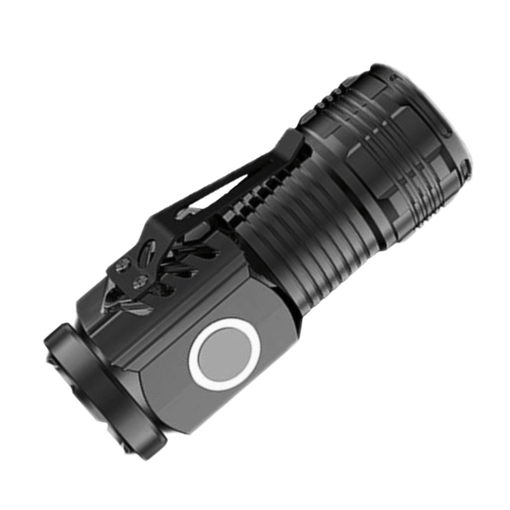 USB Rechargeable Multi-Functional Mini LED Flashlight: Super Bright, Long-Range, Portable Emergency Light for Outdoor Use