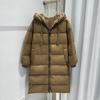 Womens Long Hooded Down Coat Winter Thick Warm Oversized Parka With 50% Duck Fill