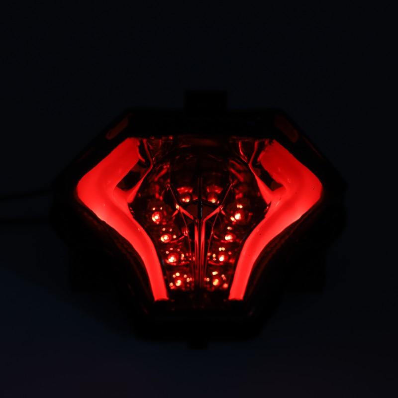 Для мотоцикла YAMAHA MT07 FZ07 Поворотник Стоп-сигнал MT03 YZF R3 R25 2014-2023 2021 2022 MT25 lc150 sniper150 Светодиодный задний фонарь Red Light