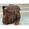 Leather Vintage Laptop Bag Satchel Briefcase Messenger (Handbag) Men's Genuine