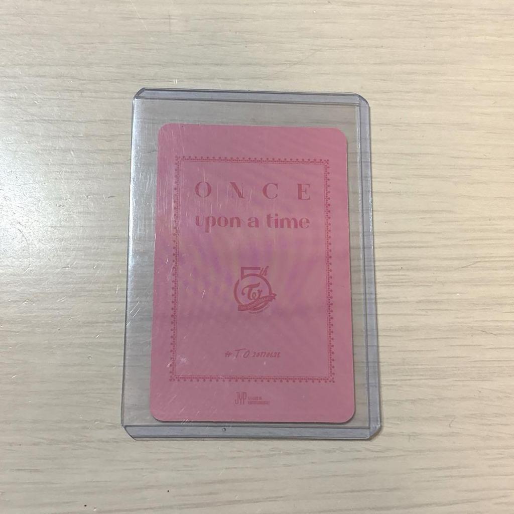 [USED] TWICE ONCE upon a time 5th Anniversary Nayeon Trading Card