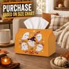 1pc Whimsical Halloween Ghost Squad Tissue Box with Magic Star Element - Napkin Storage Organizer for Kitchen, Car, Elegant Decorative Box, Purpose Fo