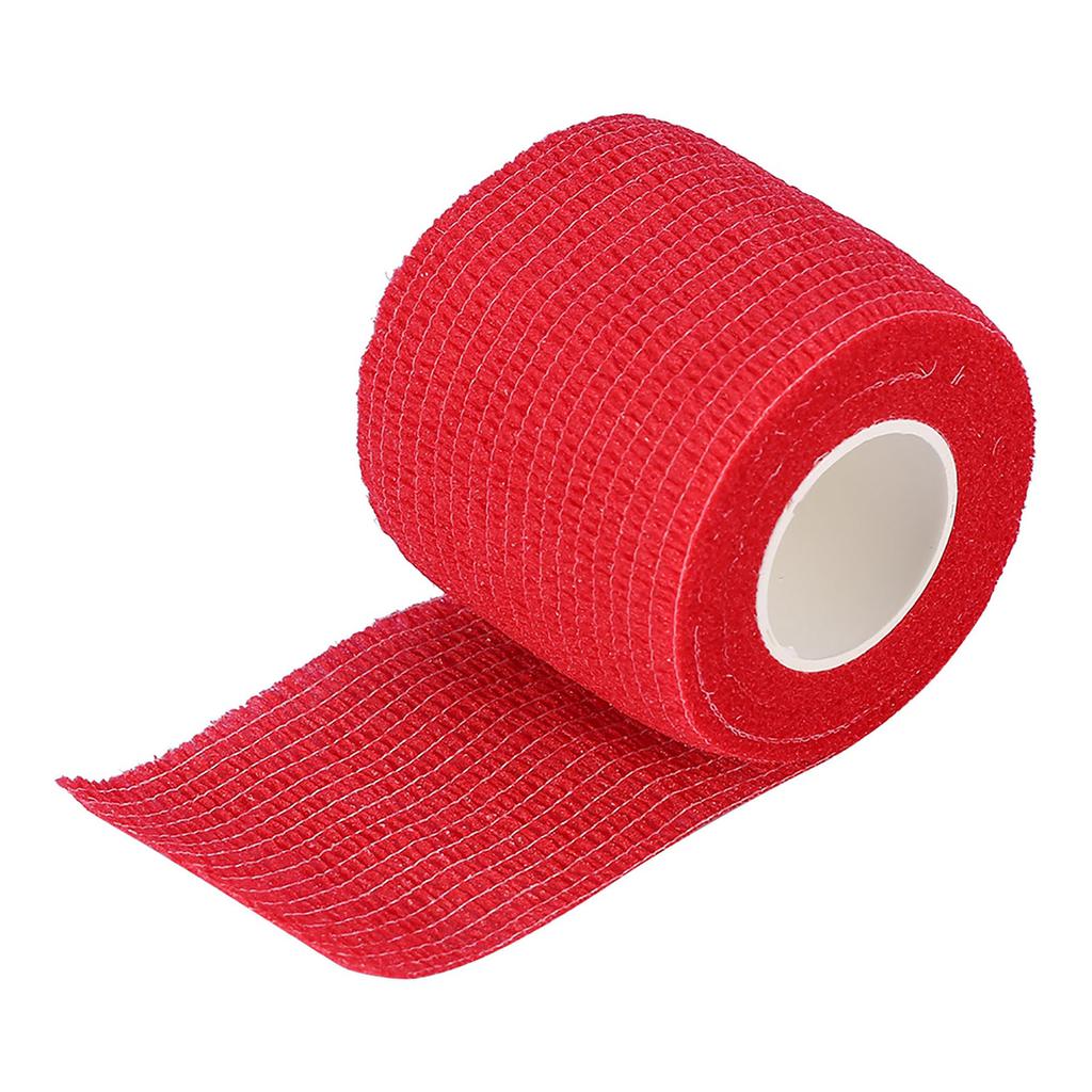Tattoo Accessory Self Adhesive Elastic Bandage Finger   Wrap Sport Tape (Red)