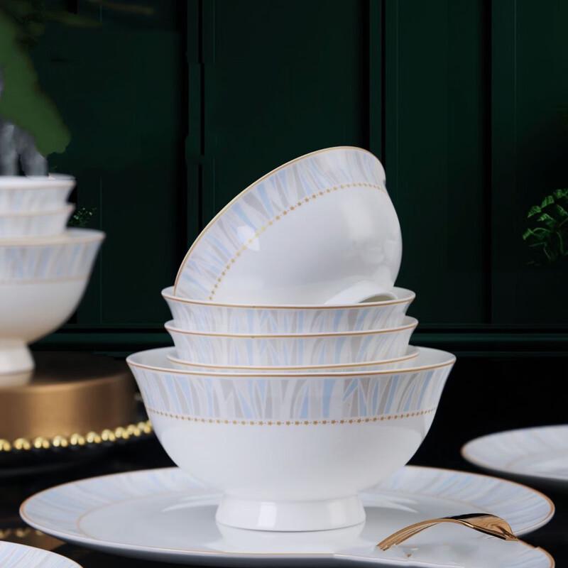 Wutuo 56-Piece Dinnerware Set with Casserole