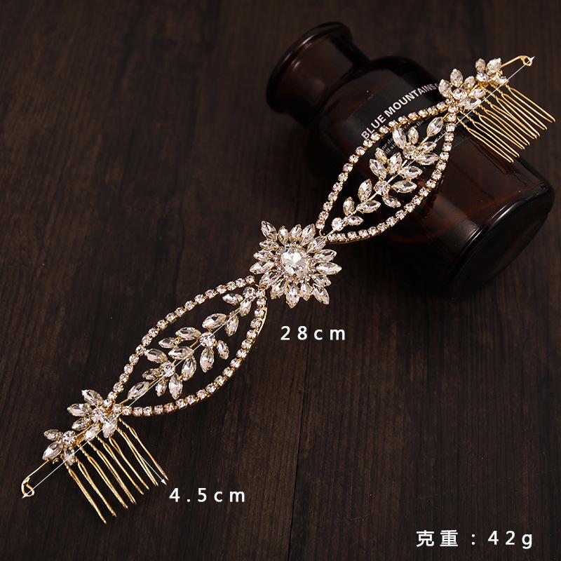 Silver Color Rhinestone Crystal Headbands Hairbands Tiaras For Women Bride Party Wedding Bridal Hair Accessories Jewelry Band