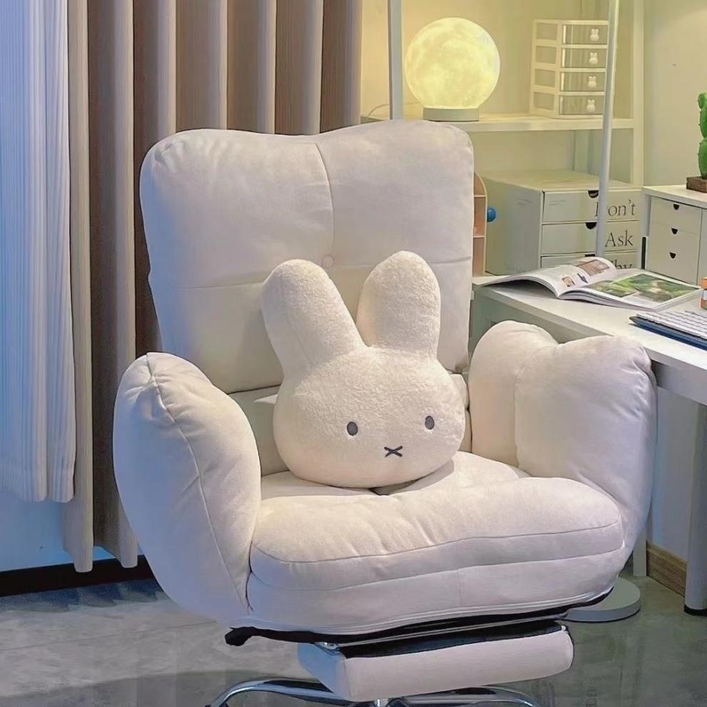 Miffy Rabbit Plush Pillow - Cute Bedtime Sleep Cushion for Kids, Sofa Back Support, Birthday Gift