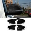 Glossy Black Mirror Cover Caps For Mercedes E GLC S C Class W205 W213 X253 W222 W238 ABS Car Exterior Accessories