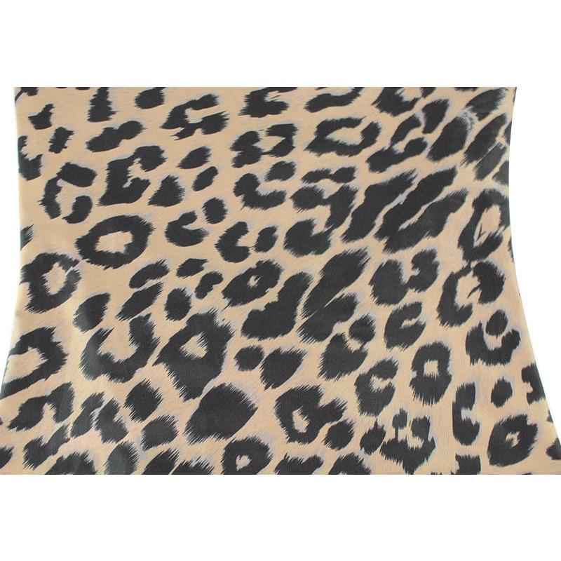 Dámská letní móda Classic Leopard Print Sexy šněrovací šaty s rybím ocasem