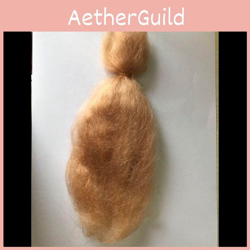 Luxurious 15g Mohair For Rooting Reborn Baby Doll Diy Kit With Random Color Selection