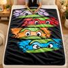Flannel BlanketNinja Turtles Warm Soft Throw Blanket for Indoor Sofa Bed Living Room Use