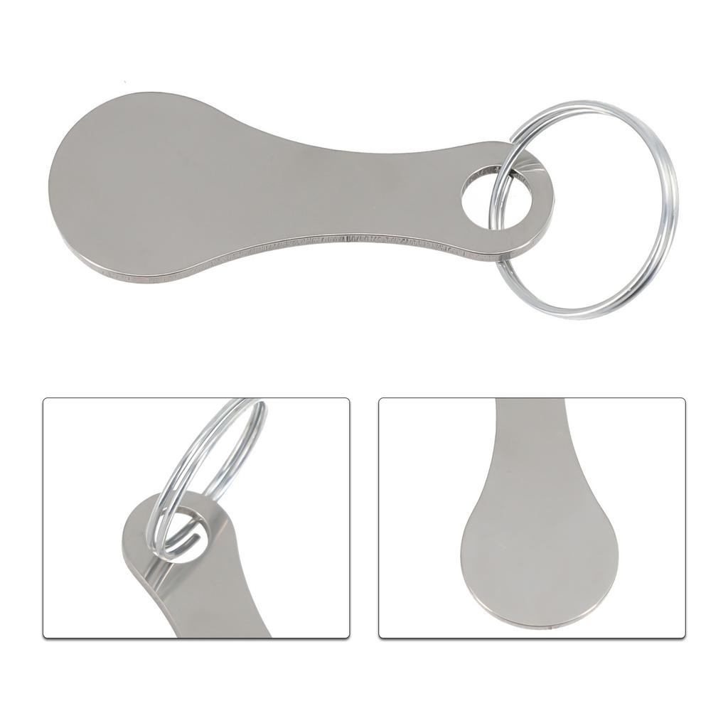 Car Accessories Shopping Trolley Key Ring Coin Unlocker