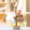 Cute Chicken Plush Toy With Keychain For Bag Decoration And Gift