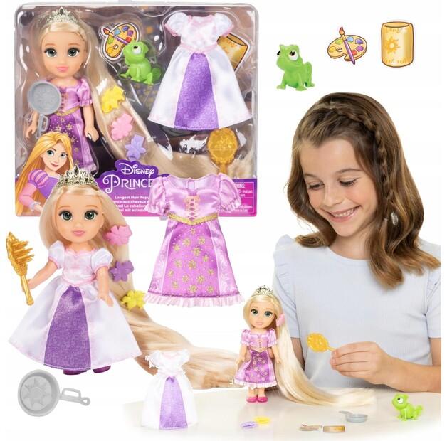 Кукла Jakks Pacific Мини кукла Принцесса Disney Запутанная история Рапунцель 16см с аксессуарами