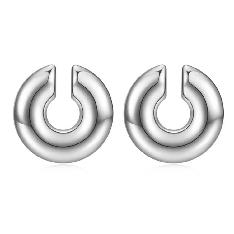 Chic Cartilage Cuff Earring Gold/Silver Ear Clip Unisex Statement Ear Adornments