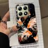 Koi Goldfish Sparkle Black Glossy Glacier Women Girls Phone Case for Xiaomi Mi 13T 14T Pro 11 Lite NE 5G Back Bags Shell Cover
