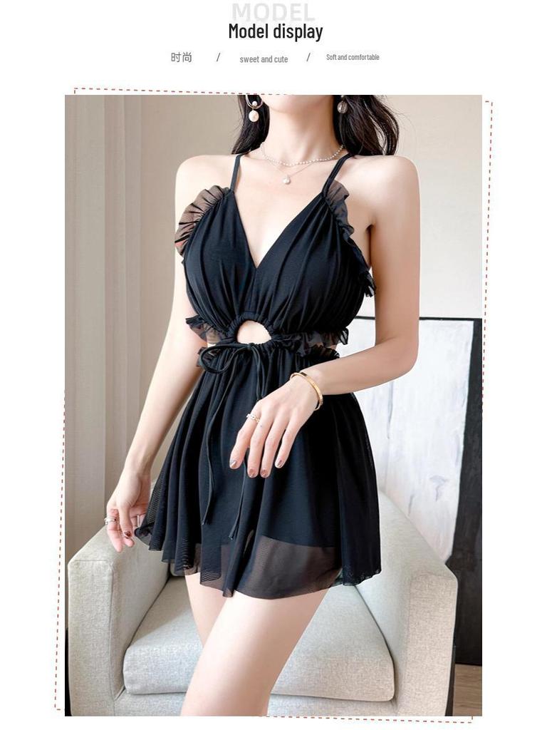 2025 Trendy Split Bikini: Sexy, Slimming Swimsuit for Spring Vacations, Belly-Covering and Conservative Style.