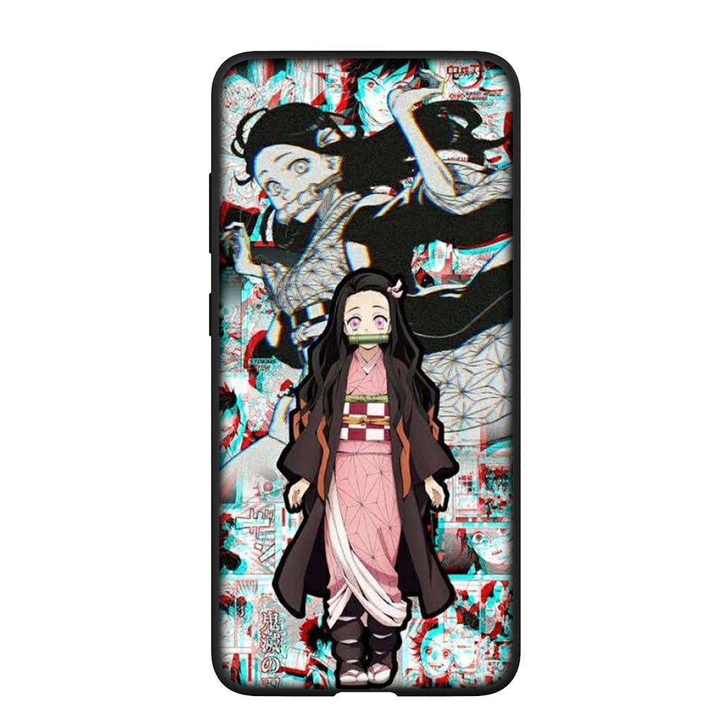 Phone Case for Samsung Galaxy S25 S24 S23 iPhone 16 15 Xiaomi Redmi Note 14 13 12 16E 11 Pro Max OPPO Moto Huawei Kokushibo Demon Slayer Nezuko Cover